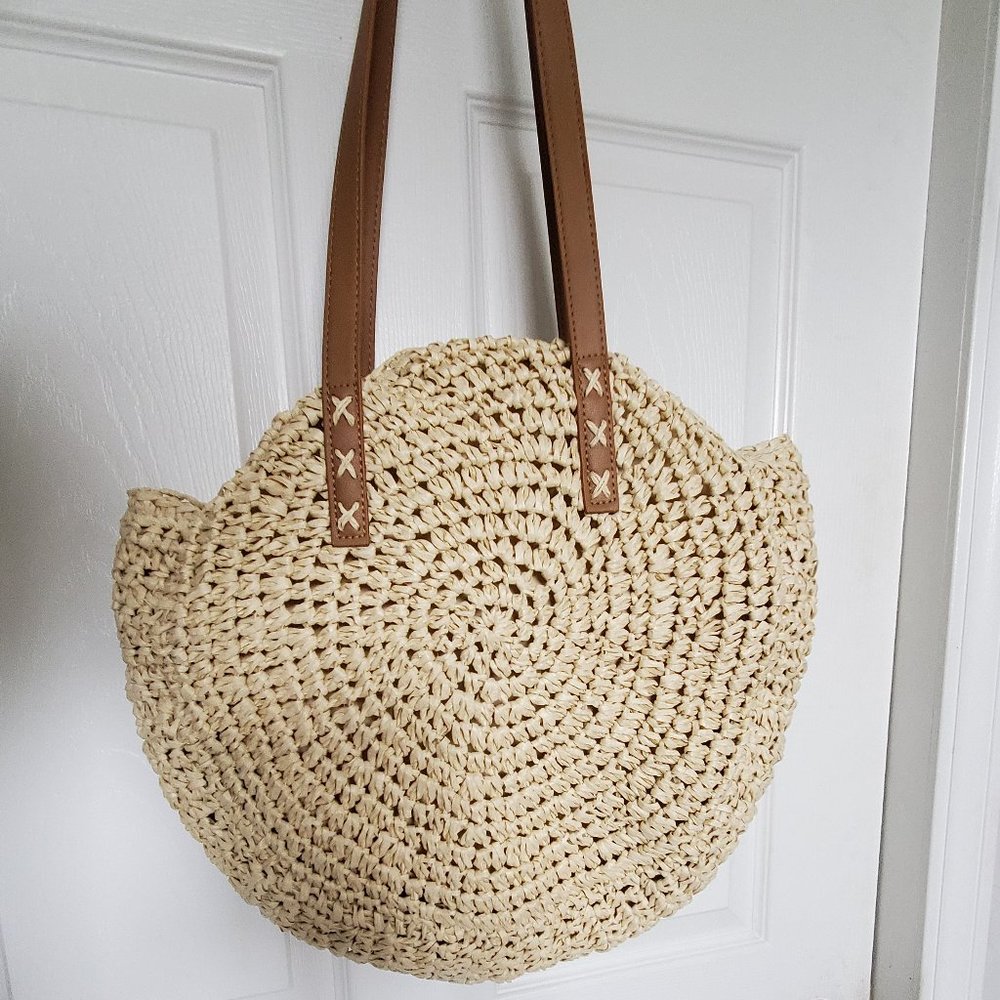 Straw Beach bag